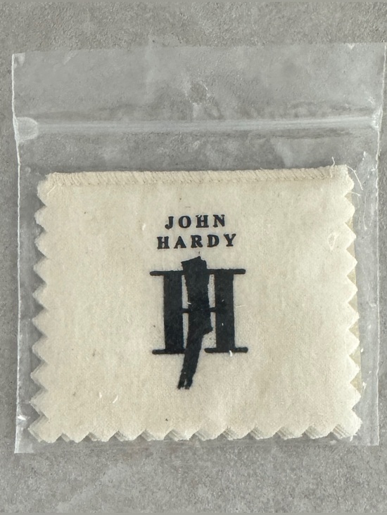 John Hardy Jewelry - John Hardy Cream 8 Piece Polishing Cloth with John Hardy Logo